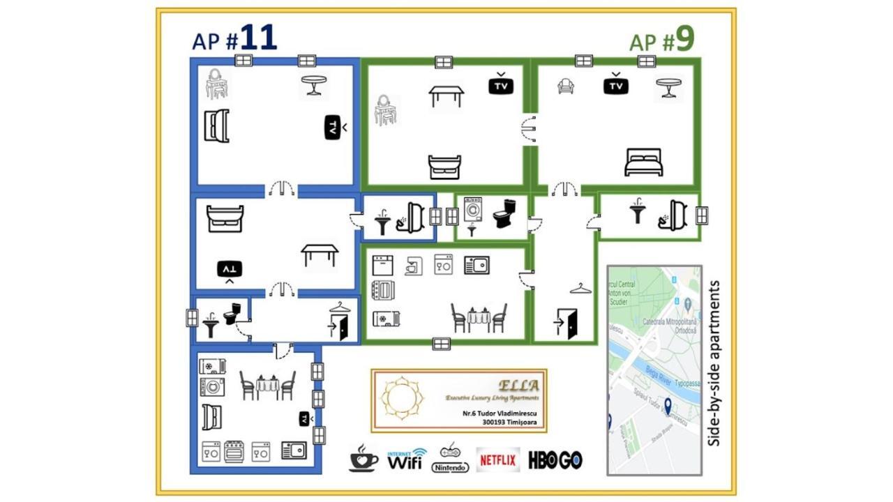 Ella Apartment Timisoara No9 Екстер'єр фото
